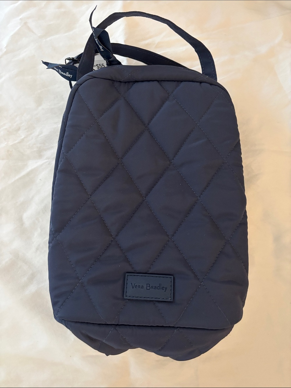 NWT Vera Bradley Ultralight Lunch Bag Navy Quilted Water Repellent